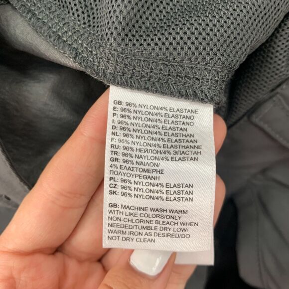 The North Face Cargo Pant Women 8 Gray Stretch Nylon Paramount Convertible Short - Picture 9 of 12